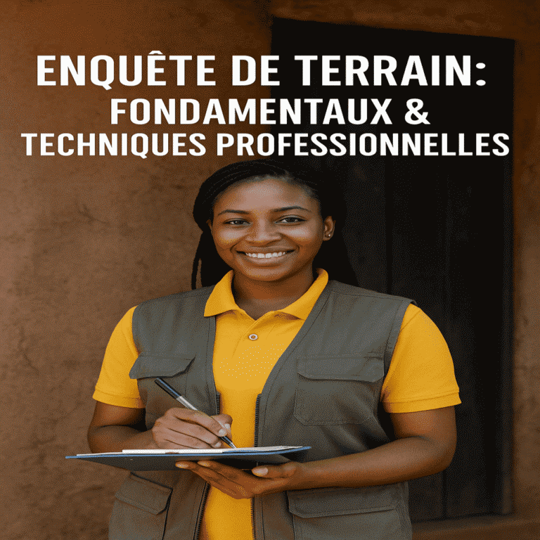 Enquête de terrain : fondamentaux & techniques professionnelles