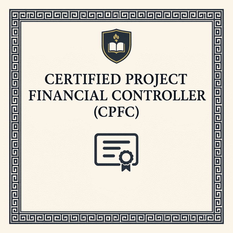Certified Project Financial Controller (CPFC)