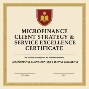 Microfinance Client Strategy & Service Excellence Certificate (MCSSEC)